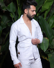 White Linen Co-ord Set – Effortless Fit, Premium Fabric