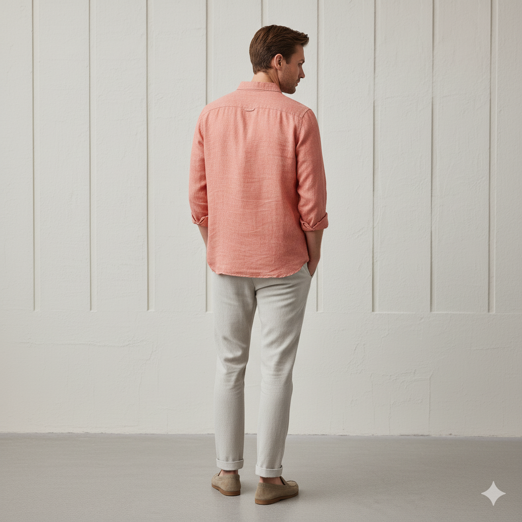 Desert Pink - Premium Cotton Shirt