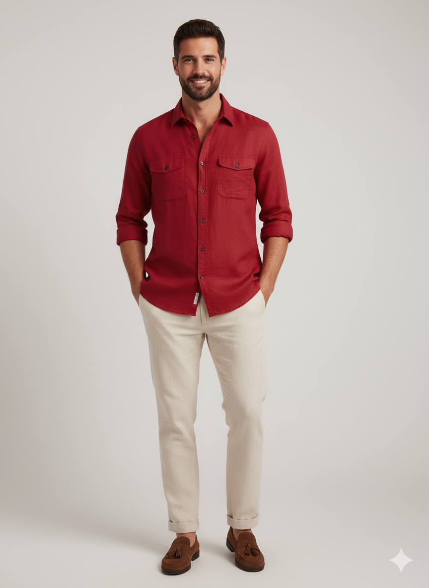 Primium Cotton - Utility Pocket Shirt