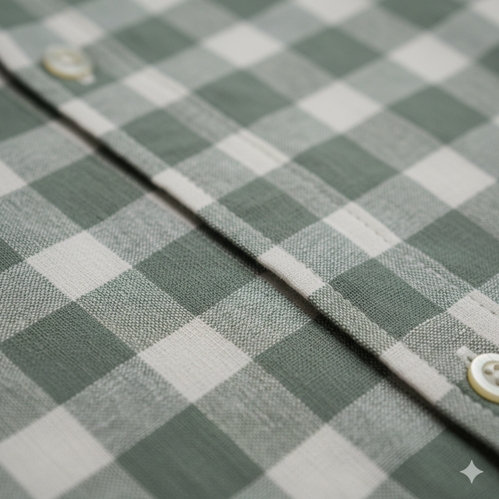 Cotton - Grey white Shirt